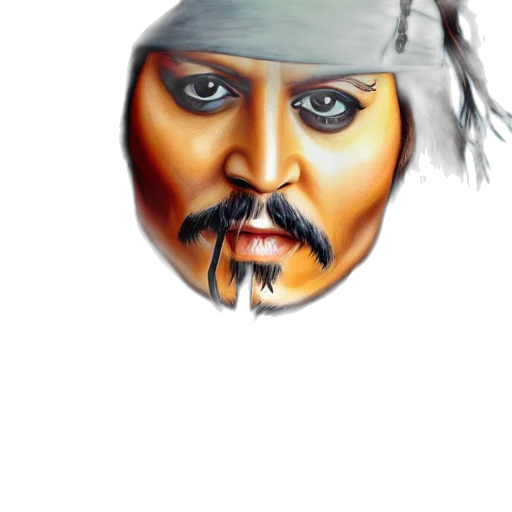 face, mask, hat, photorealistic transparent PNG cut-out