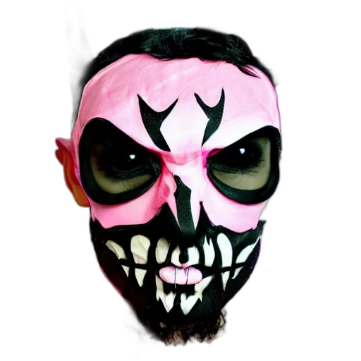 mask, face, 3d render, concept art transparent PNG cut-out