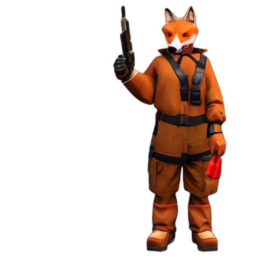 staff, animal, jacket, weapon transparent PNG cut-out