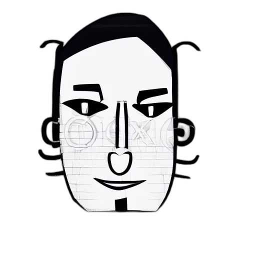 face, mask, staff, robot transparent PNG cut-out