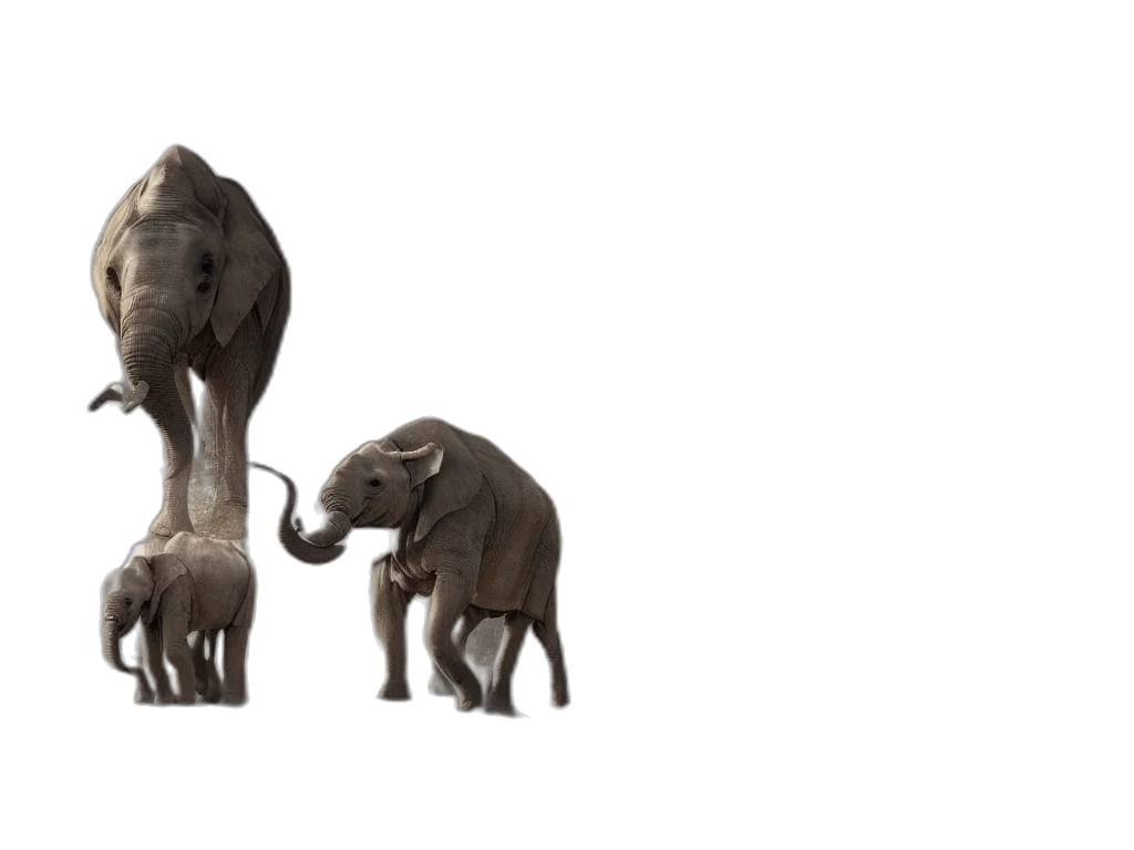 animal, 3d render, concept art, photorealistic transparent PNG cut-out