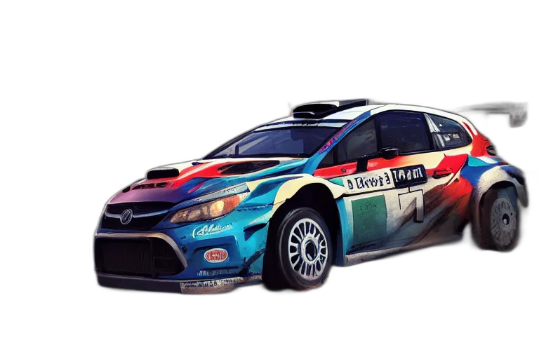car, concept art, 3d render, photorealistic transparent PNG cut-out