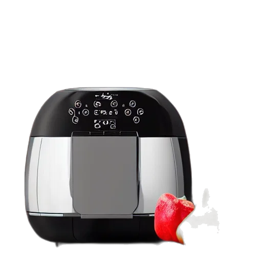 robot, 3d render, air, fryer transparent PNG cut-out