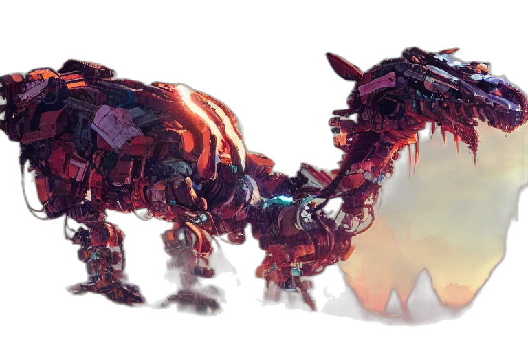 dragon, creature, weapon, robot transparent PNG cut-out