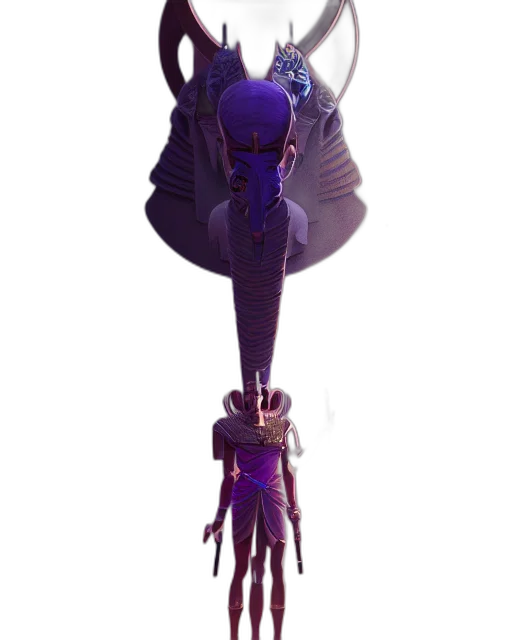 staff, robot, umbrella, dragon transparent PNG cut-out