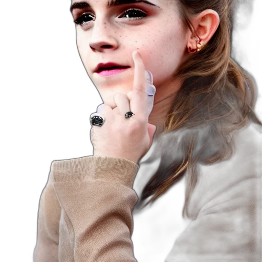 face, jewelry, jacket, mask transparent PNG cut-out