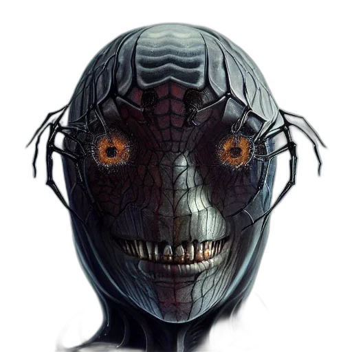 mask, face, creature, robot transparent PNG cut-out