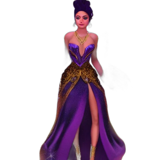dress, 3d render, fantasy art, concept art transparent PNG cut-out