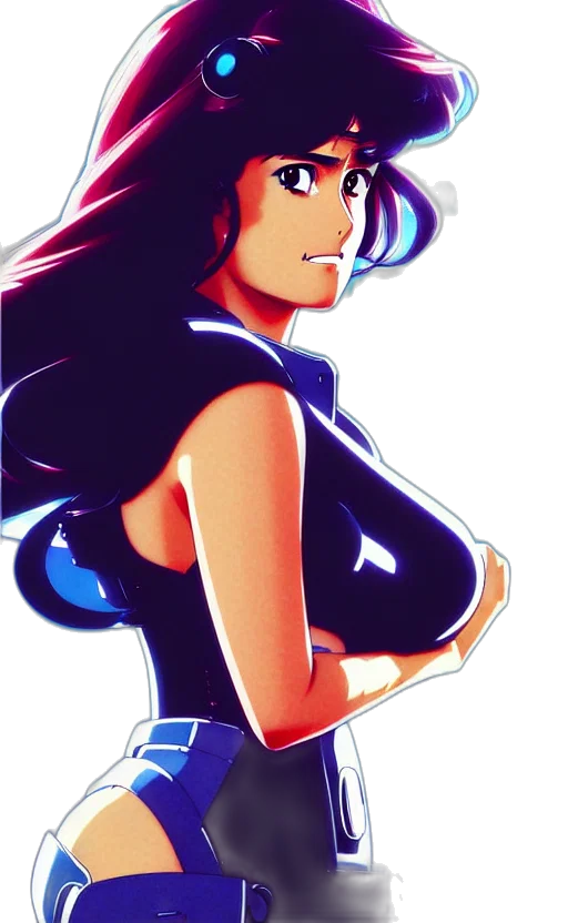 dress, comic book art, cartoon, concept art transparent PNG cut-out