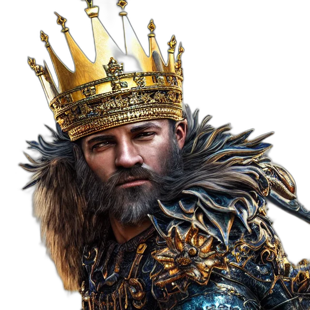 crown, sword, weapon, animal transparent PNG cut-out