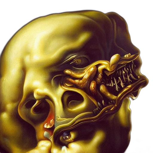 mask, face, crown, creature transparent PNG cut-out