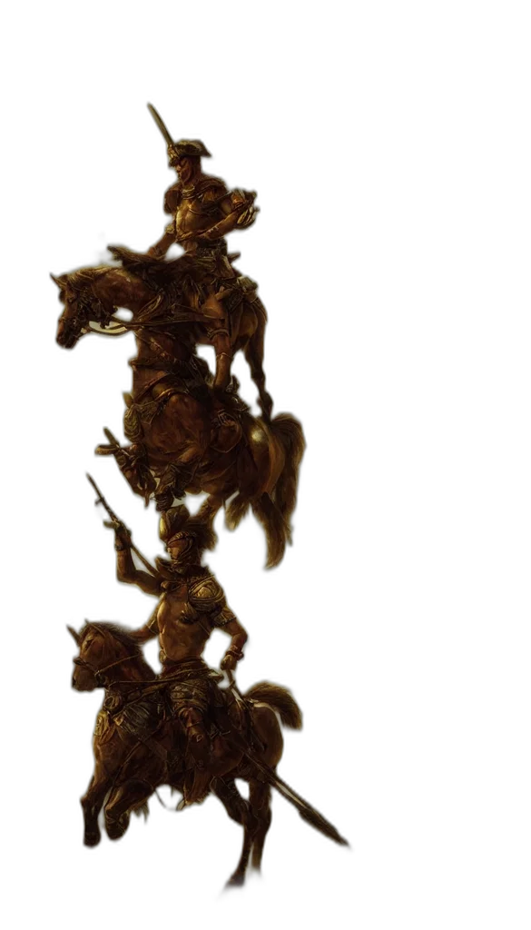 dragon, staff, hair, crown transparent PNG cut-out