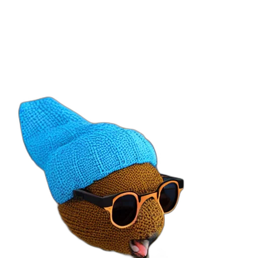 hat, jacket, mask, animal transparent PNG cut-out