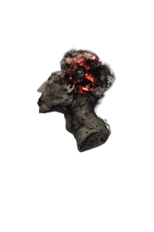 mask, hair, face, crown transparent PNG cut-out