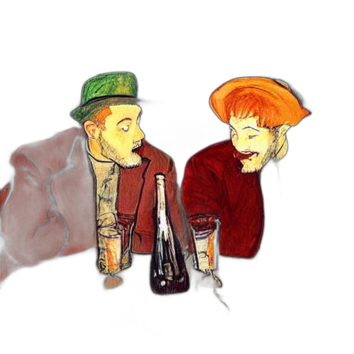 hat, bottle, jacket, food transparent PNG cut-out
