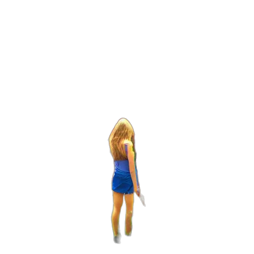 dress, hair, creature, shoes transparent PNG cut-out