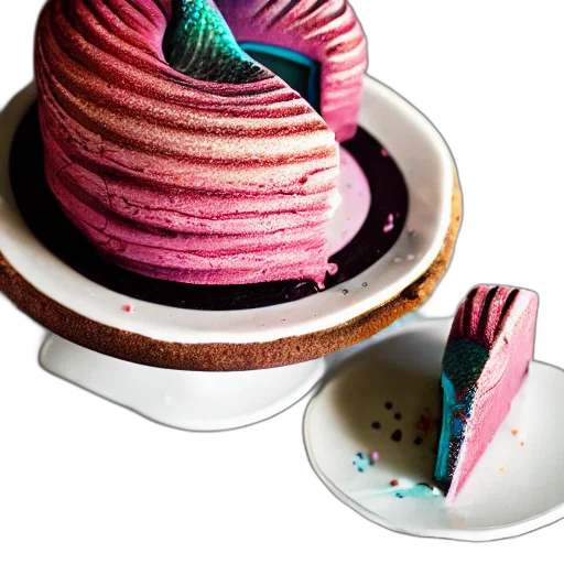 hat, food, 3d render, photorealistic transparent PNG cut-out