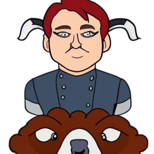 staff, animal, cartoon, pixel art transparent PNG cut-out