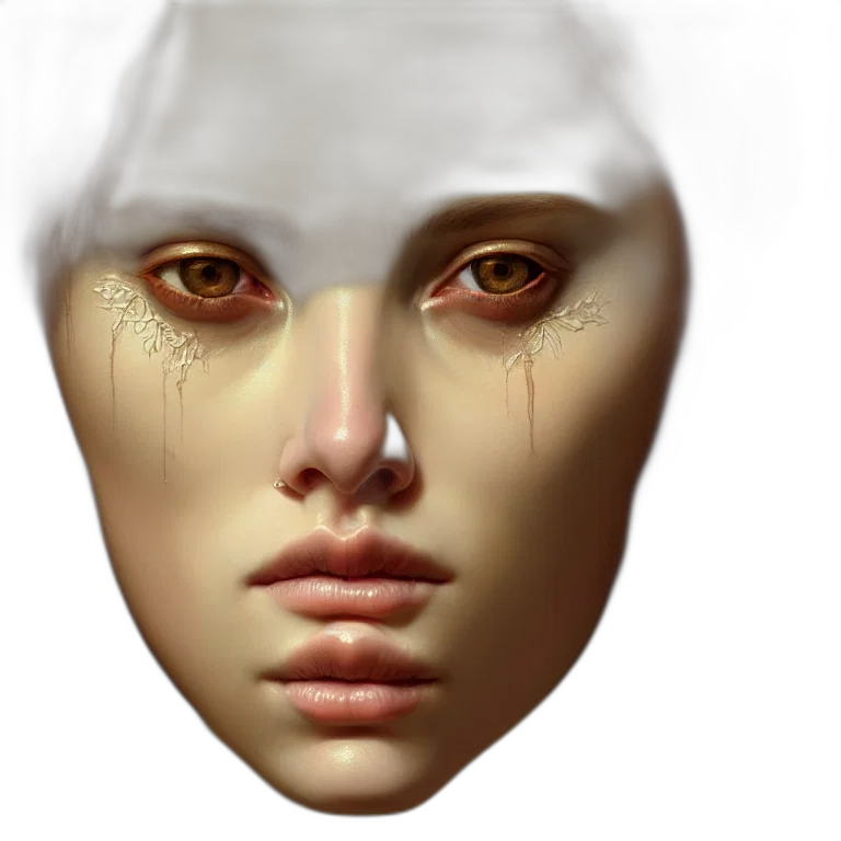 mask, face, creature, robot transparent PNG cut-out
