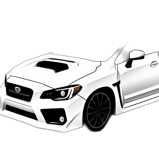 car, 3d render, concept art, cartoon transparent PNG cut-out