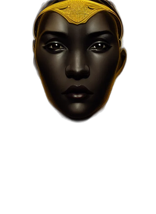 face, mask, crown, jewelry transparent PNG cut-out