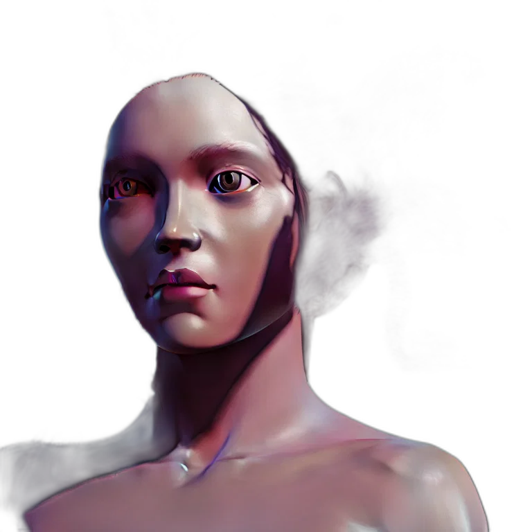 face, mask, robot, creature transparent PNG cut-out