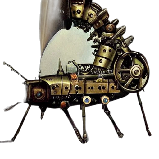 robot, weapon, furniture, creature transparent PNG cut-out
