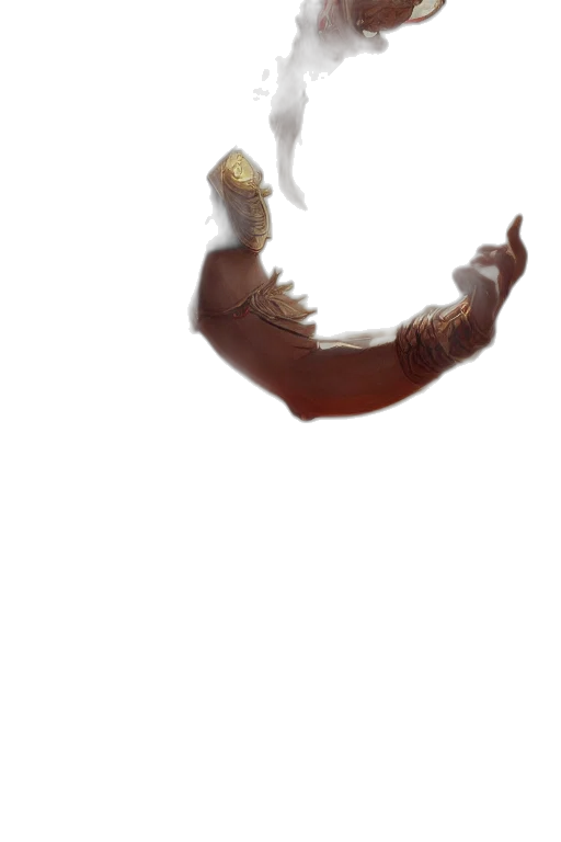 staff, dragon, hair, crown transparent PNG cut-out