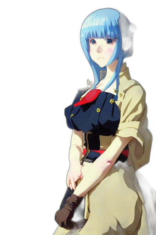 dress, staff, robot, weapon transparent PNG cut-out