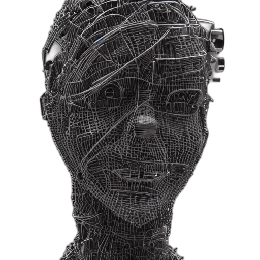 face, mask, robot, crown transparent PNG cut-out