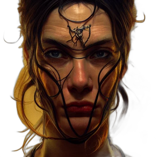 face, mask, jewelry, staff transparent PNG cut-out
