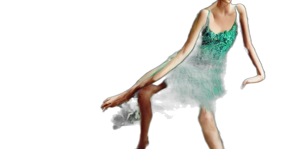dress, photorealistic, 3d render, concept art transparent PNG cut-out
