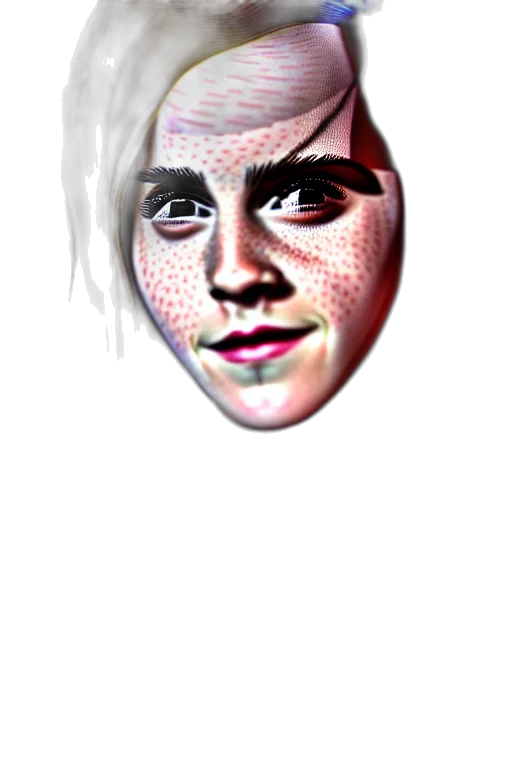 face, mask, creature, robot transparent PNG cut-out