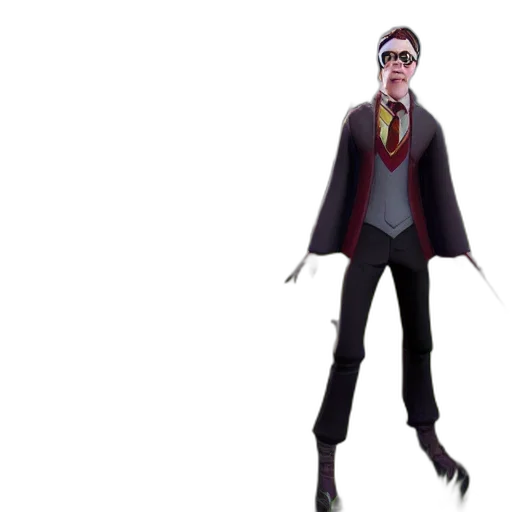 staff, jacket, concept art, 3d render transparent PNG cut-out