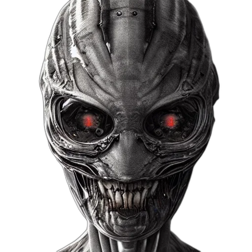 robot, mask, face, creature transparent PNG cut-out