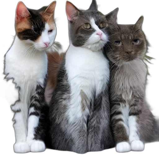 animal, staff, crown, photorealistic transparent PNG cut-out