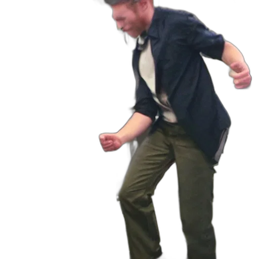 jacket, staff, creature, concept art transparent PNG cut-out
