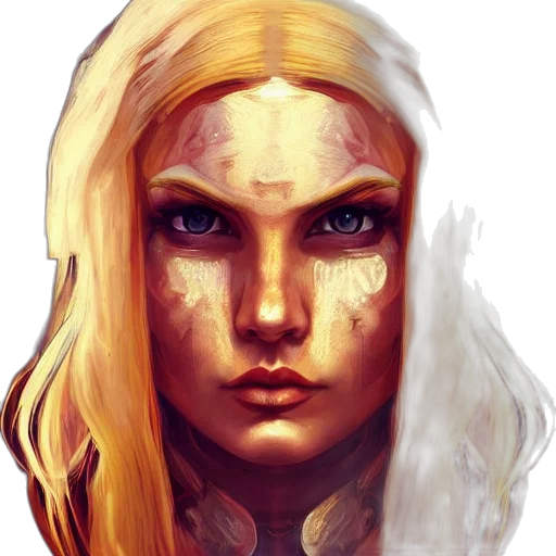 face, mask, fantasy art, concept art transparent PNG cut-out