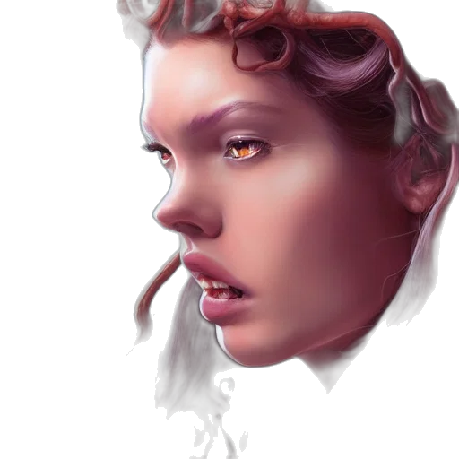 face, mask, creature, dragon transparent PNG cut-out