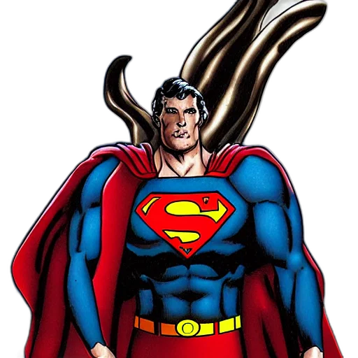 comic book art, concept art, cartoon, portrait transparent PNG cut-out