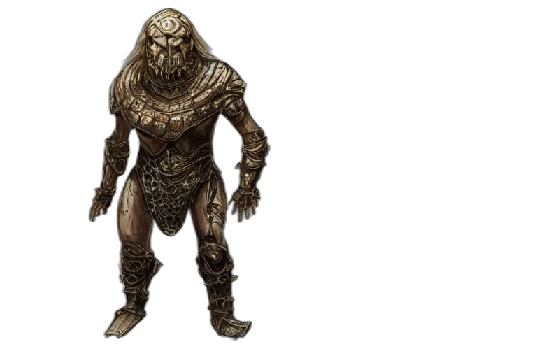 creature, mask, concept art, fantasy art transparent PNG cut-out