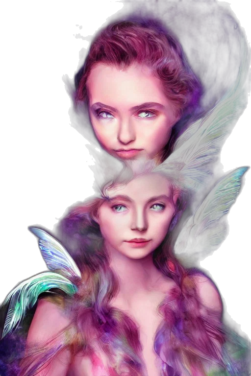 fantasy art, concept art, photorealistic, watercolor transparent PNG cut-out