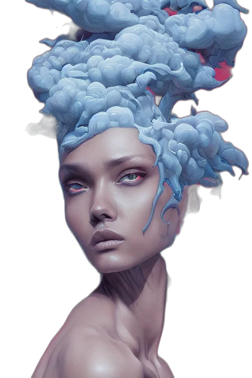 crown, face, mask, creature transparent PNG cut-out