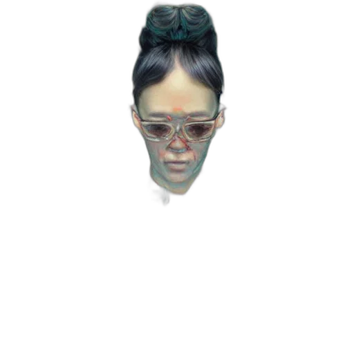 face, mask, hair, crown transparent PNG cut-out