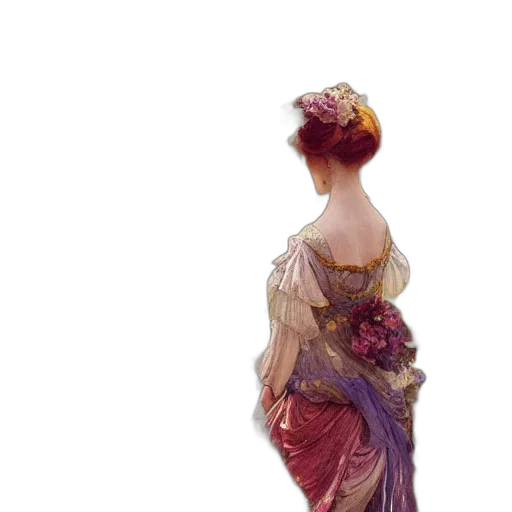 dress, crown, jewelry, flower transparent PNG cut-out