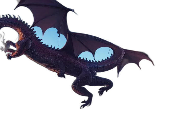 dragon, creature, animal, concept art transparent PNG cut-out