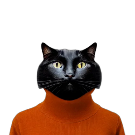 mask, animal, jacket, hat transparent PNG cut-out