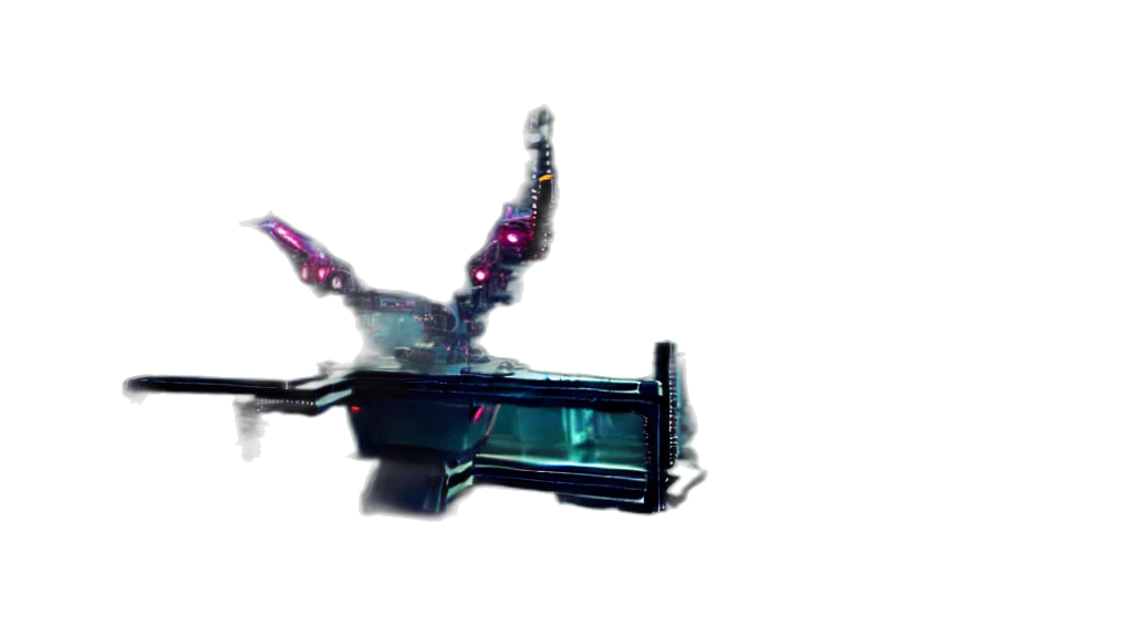 robot, weapon, crown, sword transparent PNG cut-out