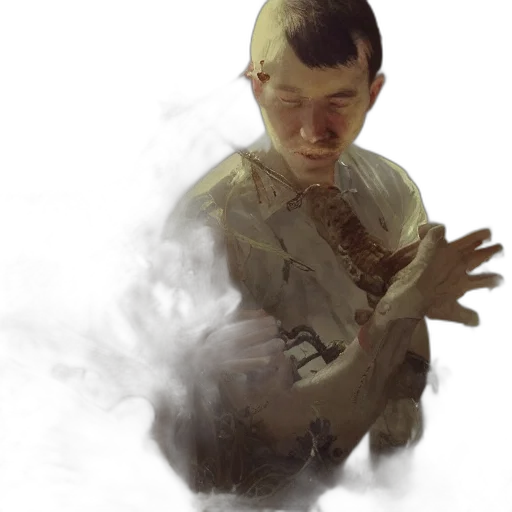 dragon, weapon, creature, staff transparent PNG cut-out