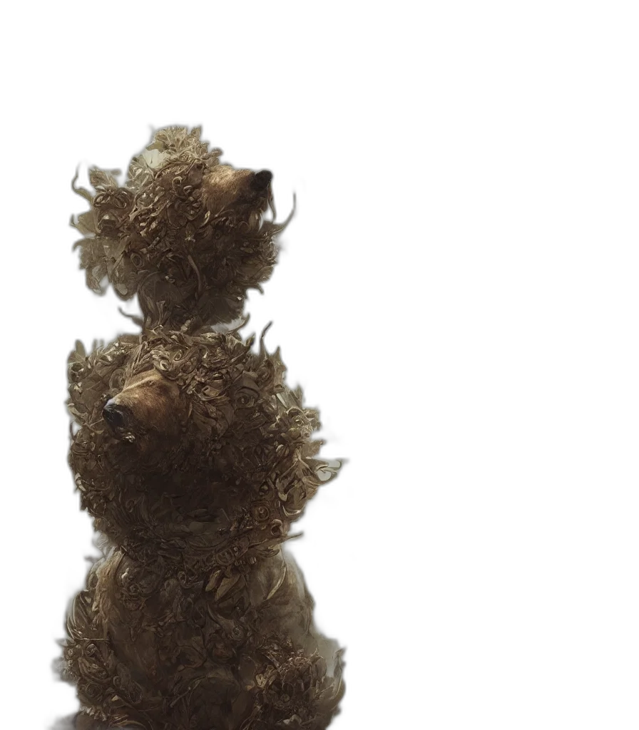 hair, creature, staff, animal transparent PNG cut-out